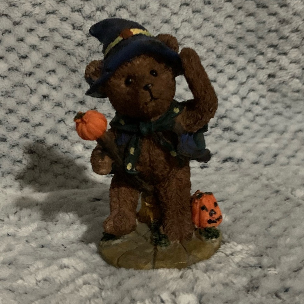 Charming Brown Bear Halloween Figurine